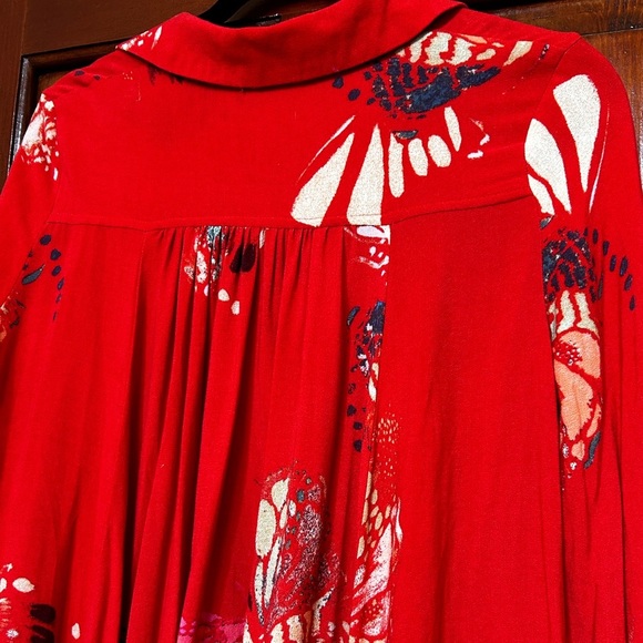 🦋 Free People extra small butterfly mini dress tunic 🦋 - Picture 11 of 14